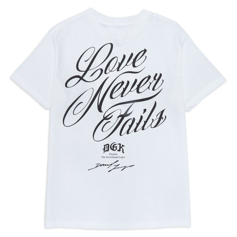DGK x Godfitti No Love For The Clown T-Shirt - White