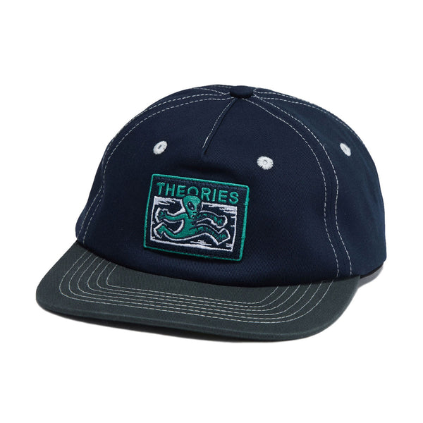 Theories Enigma Patch Snapback Hat - Navy/Green – CCS display picture 1