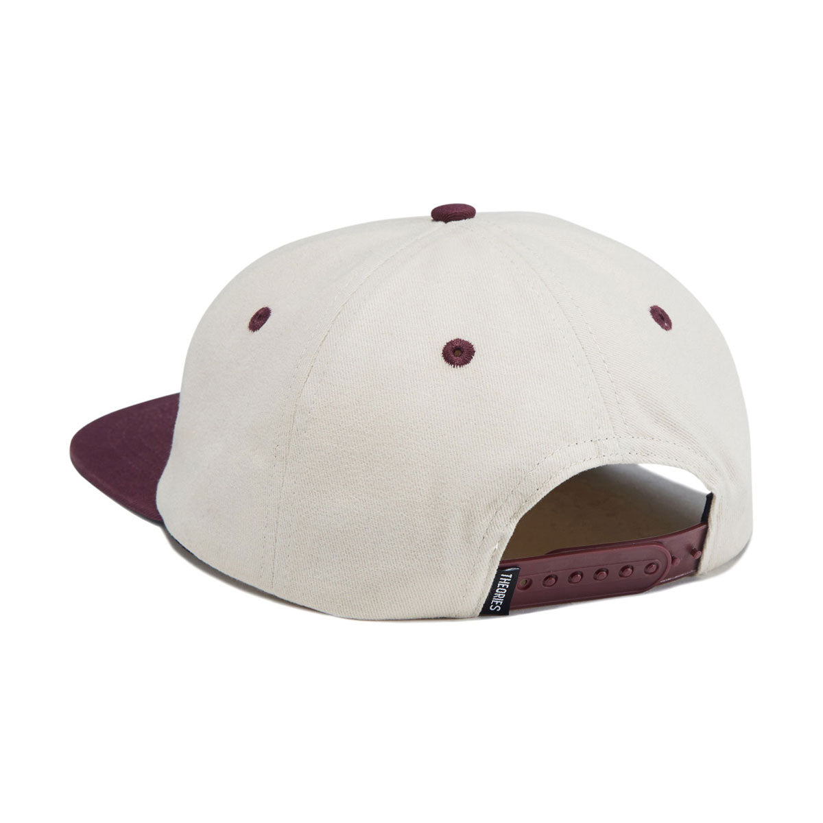 Theories Concious Kitty Snapback Hat - Wine/Stone image 2