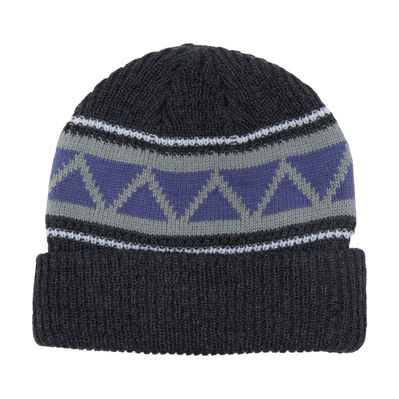 Theories Peaks Beanie - Charcoal/Lavendar
