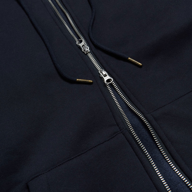 Theories Scribble Zip Hoodie - Navy