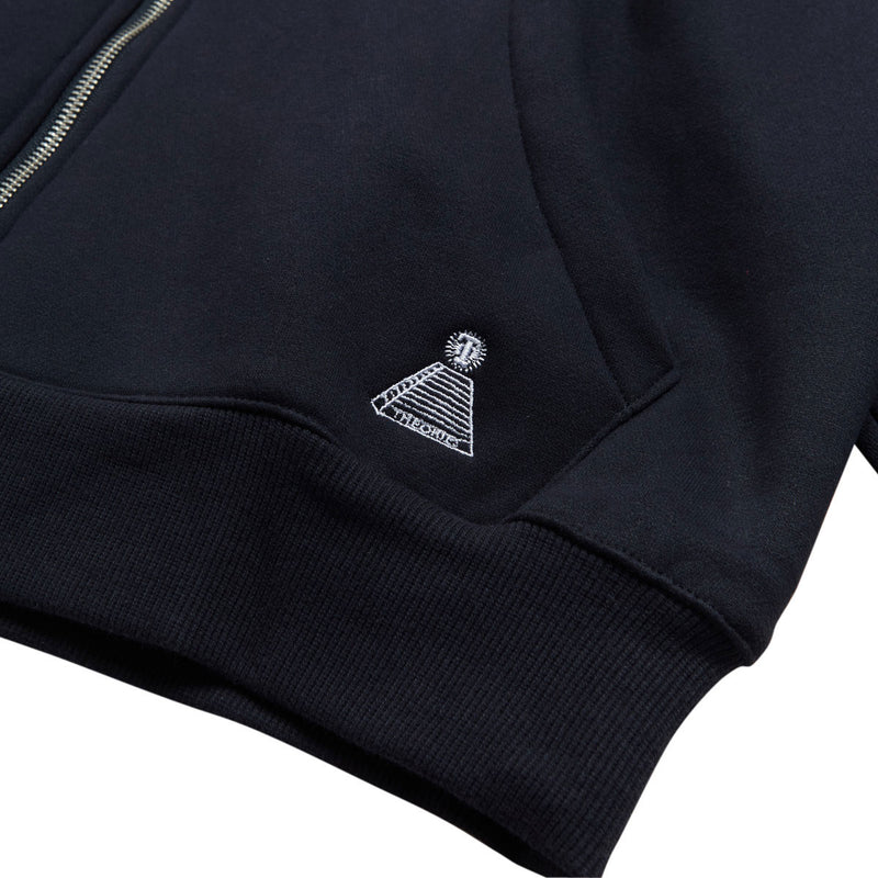 Theories Scribble Zip Hoodie - Navy