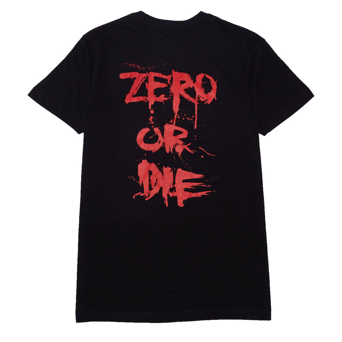 ☆FREEDOM☆ Overfit Back Printed T-Shirt Black Red PH24SMTS0 unisex-staple-t-shirt-black-