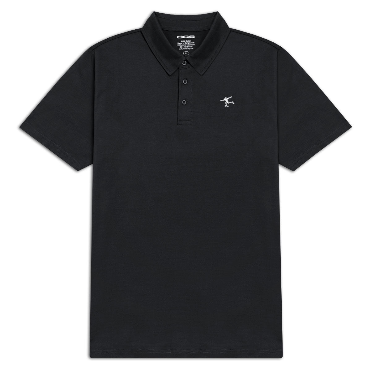 CCS Cheap Skates Icon Polo Shirt - Black image 1