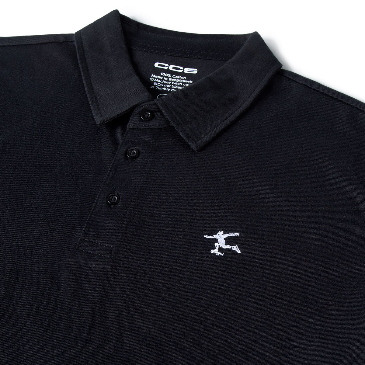 CCS Cheap Skates Icon Polo Shirt - Black image 3