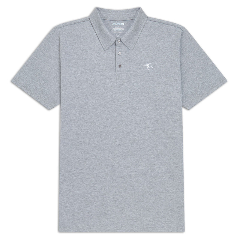 CCS Cheap Skates Icon Polo Shirt - Heather Grey