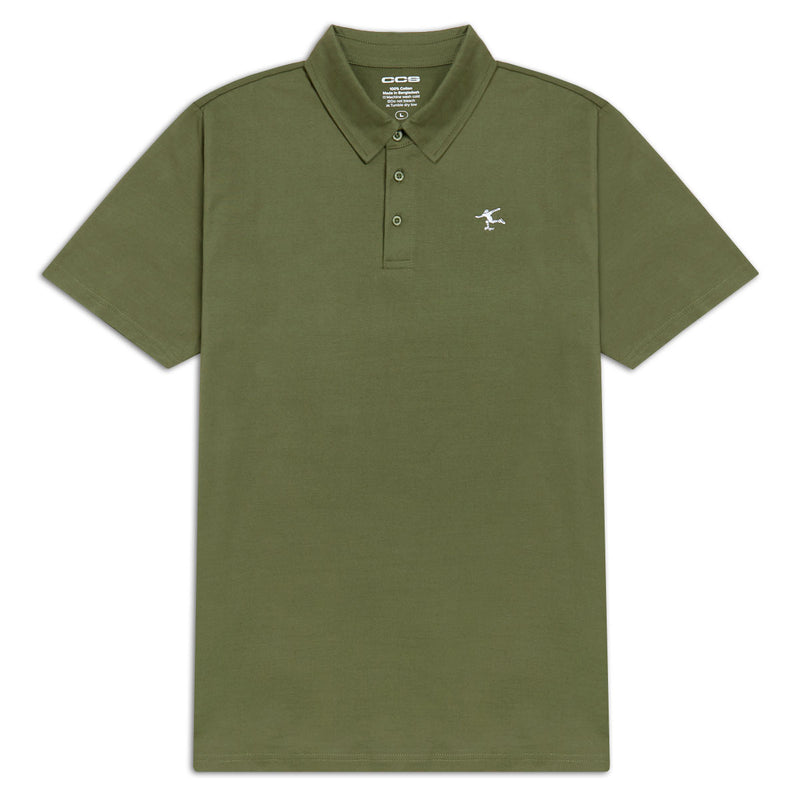 CCS Cheap Skates Icon Polo Shirt - Army Green