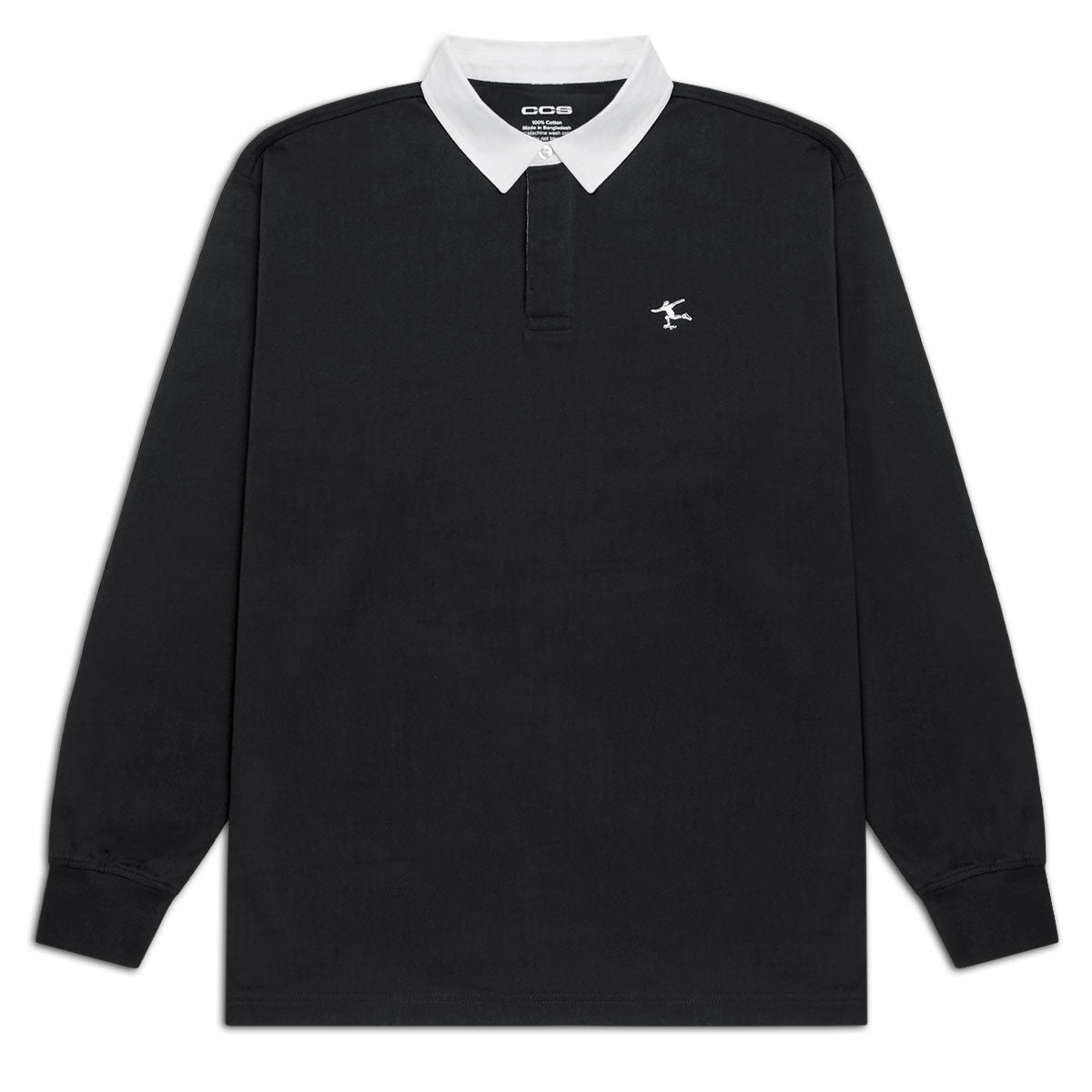 CCS Cheap Skates Icon Rugby Shirt - Black/White image 1