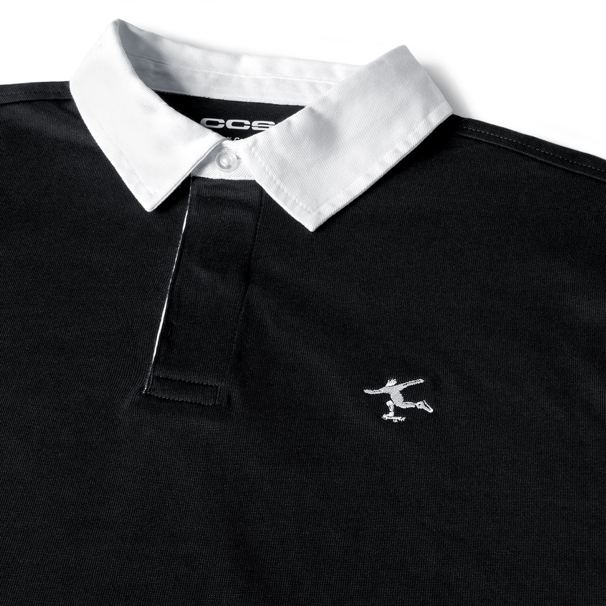 CCS Cheap Skates Icon Rugby Shirt - Black/White image 4