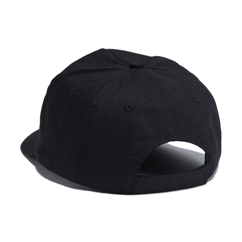 Metalwood Metal Logo 5 Panel Hat - Black