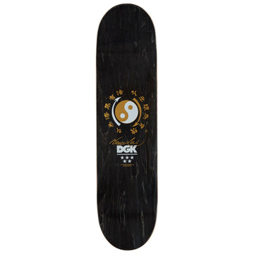 DGK x Bruce Lee Balance Embossed Skateboard Deck - Black - 8.25