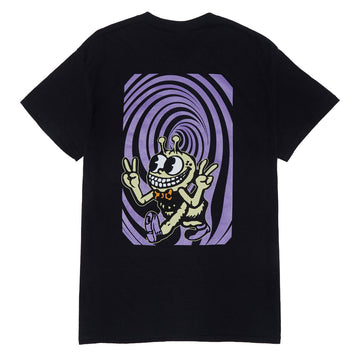 Portal Dimension Peace Tab T-Shirt - Black