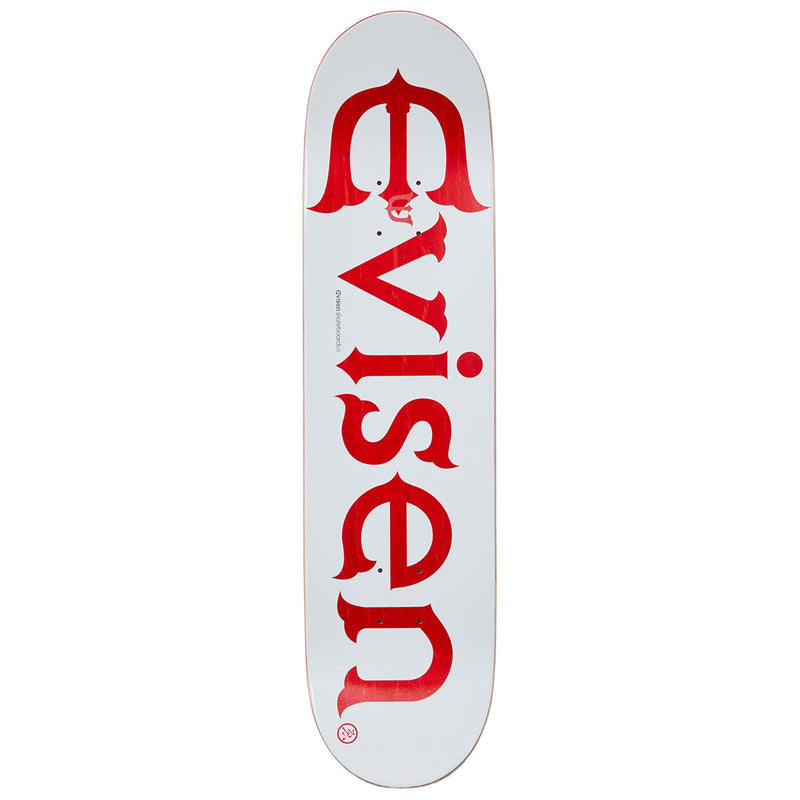 Evisen Evi-Logo Skateboard Deck - Red - 8.50