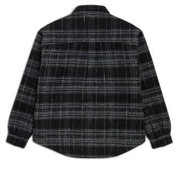 CCS Quilted Flannel Jacket - Black/White