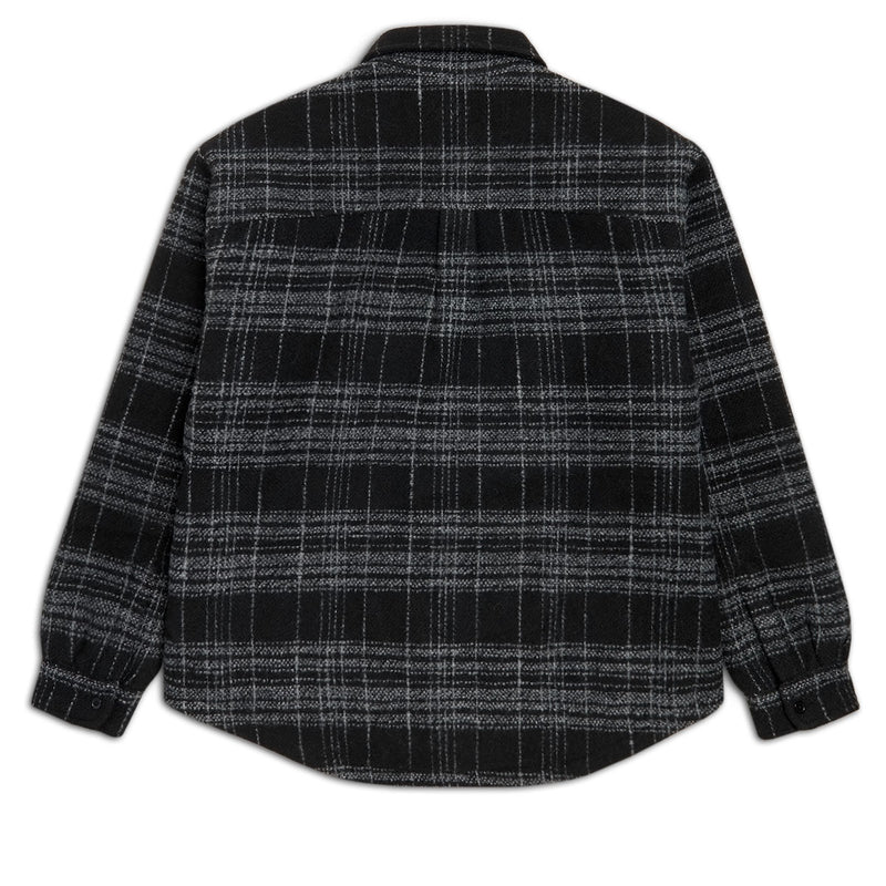 CCS Quilted Flannel Jacket - Black/White