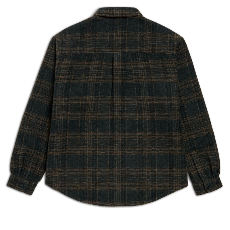 CCS Quilted Flannel Jacket - Green/Brown