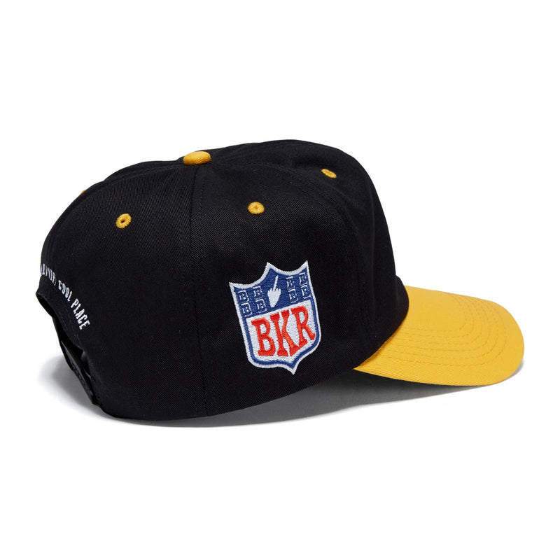 Baker Cool Place Snapback Hat - Black/Yellow
