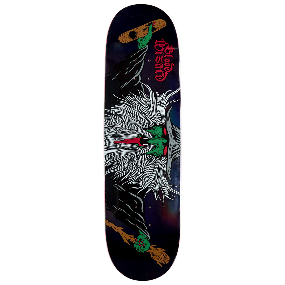 Blood Wizard Flying Wizard Dark Prism Skateboard Deck - 9.00