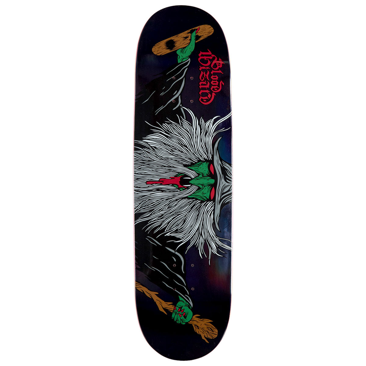 Blood Wizard Flying Wizard Dark Prism Skateboard Deck - 8.60