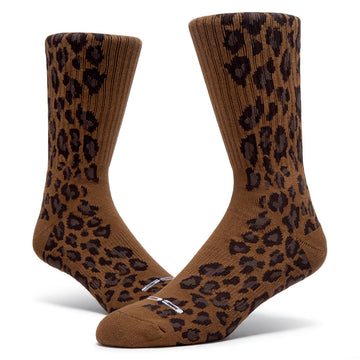 CCS Leopard Socks - Brown