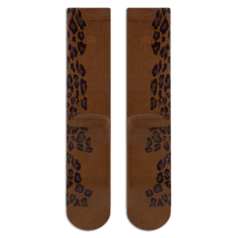 CCS Leopard Socks - Brown