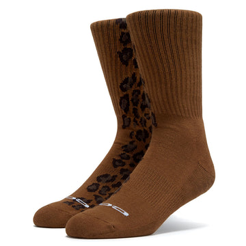 CCS Leopard Socks - Brown