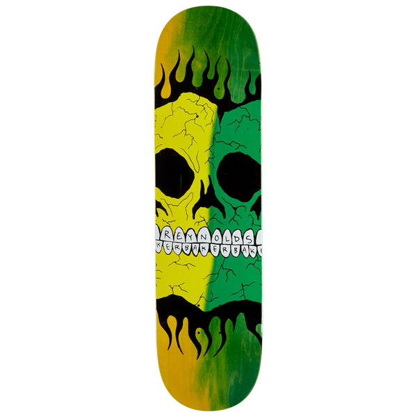 Baker Andrew Reynolds Rasta Skull B2 Skateboard Deck - 8.38