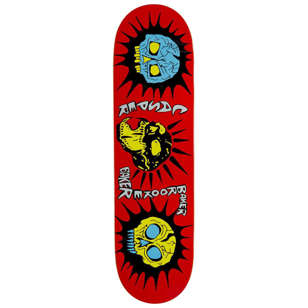 DC×Kinetics 新品デッキ＆パーカー&チャーム&バケハ Baker Casper Brooker Wide Jaw Skateboard Deck - 8.475