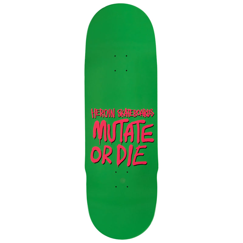 Heroin Swampy Mutate Or Die Skateboard Deck - 10.25