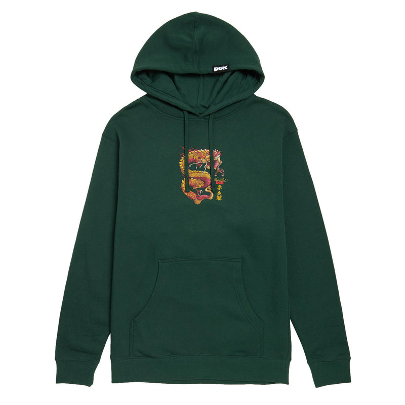 DGK x Bruce Lee Lil Dragon Hoodie - Forest Green