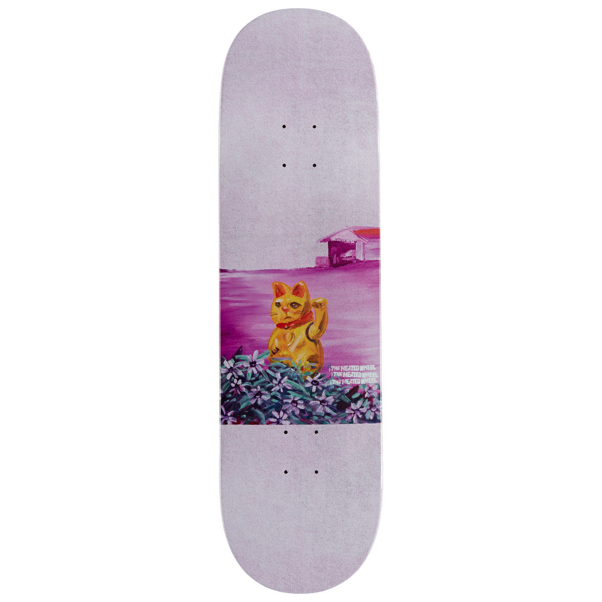 The Heated Wheel Good Luck Skateboard Deck - 8.75