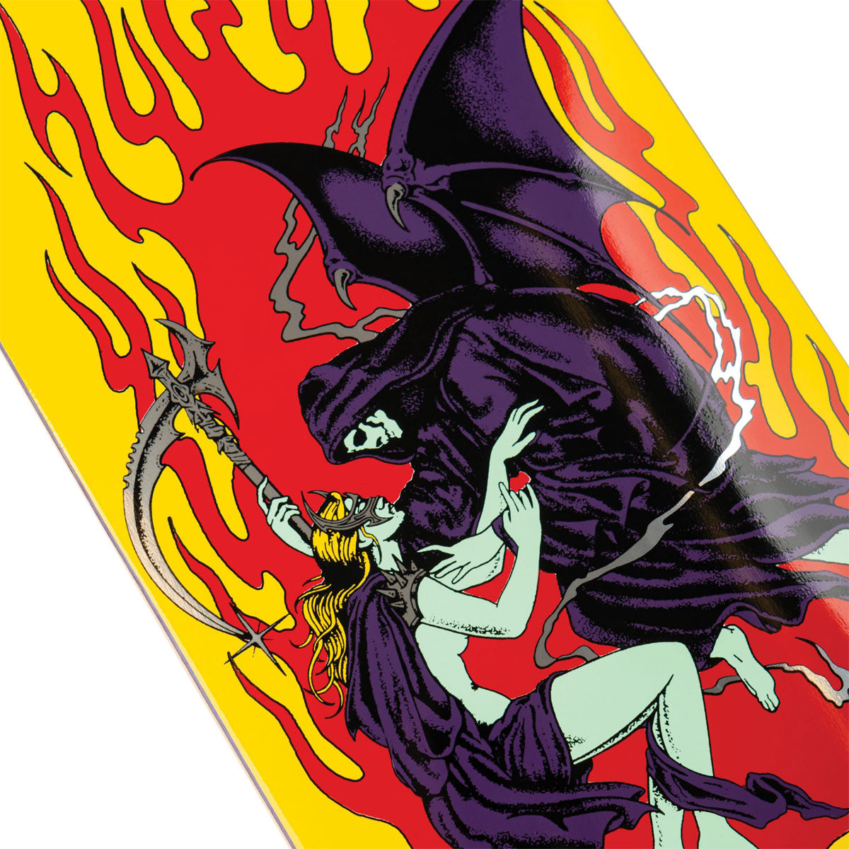 Welcome Evermore On Enenra Skateboard Deck - Yellow - 8.50