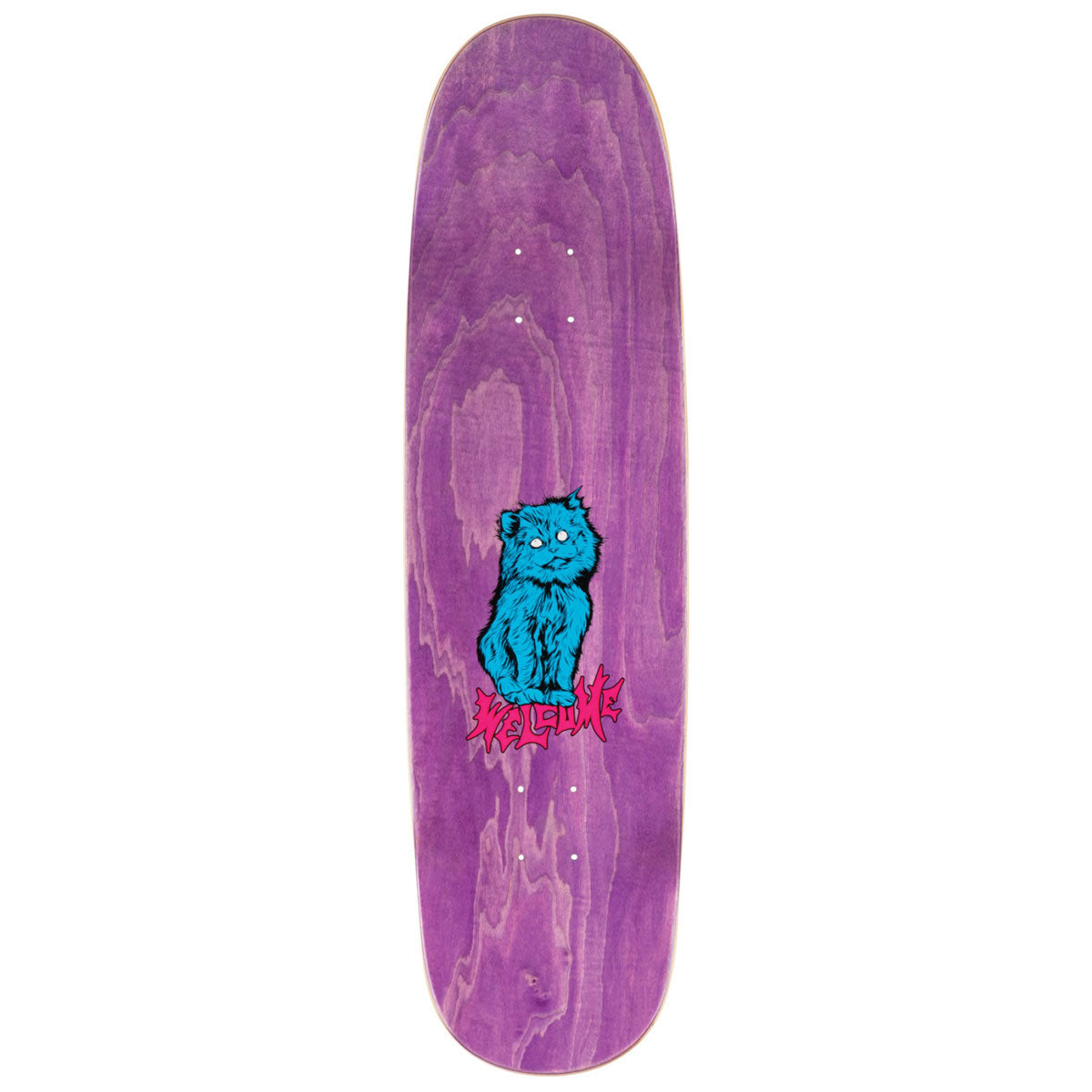 Welcome Fairy Tale On Sphynx Skateboard Deck - Black/Blue Stain - 8.80