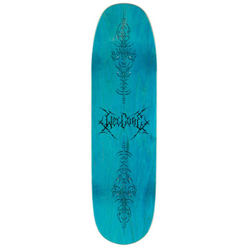 Welcome Flail On Baculus 2.0 Skateboard Deck - Black/Silver Foil - 9.00