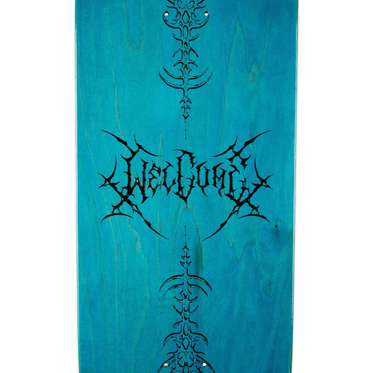 Welcome Flail On Baculus 2.0 Skateboard Deck - Black/Silver Foil - 9.00
