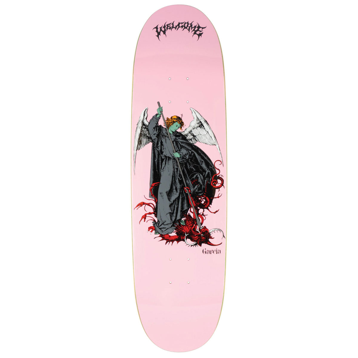 Welcome Spear On Son Of Boline Skateboard Deck - Pink - 8.80
