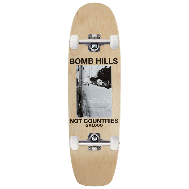 GX1000 Bomb Hills Cruiser Skateboard Complete - 9.00