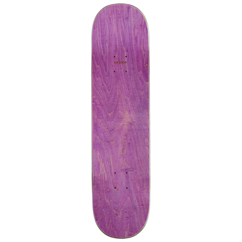 GX1000 OG Logo Patina Skateboard Deck - Blueish/Green Font - 8.25