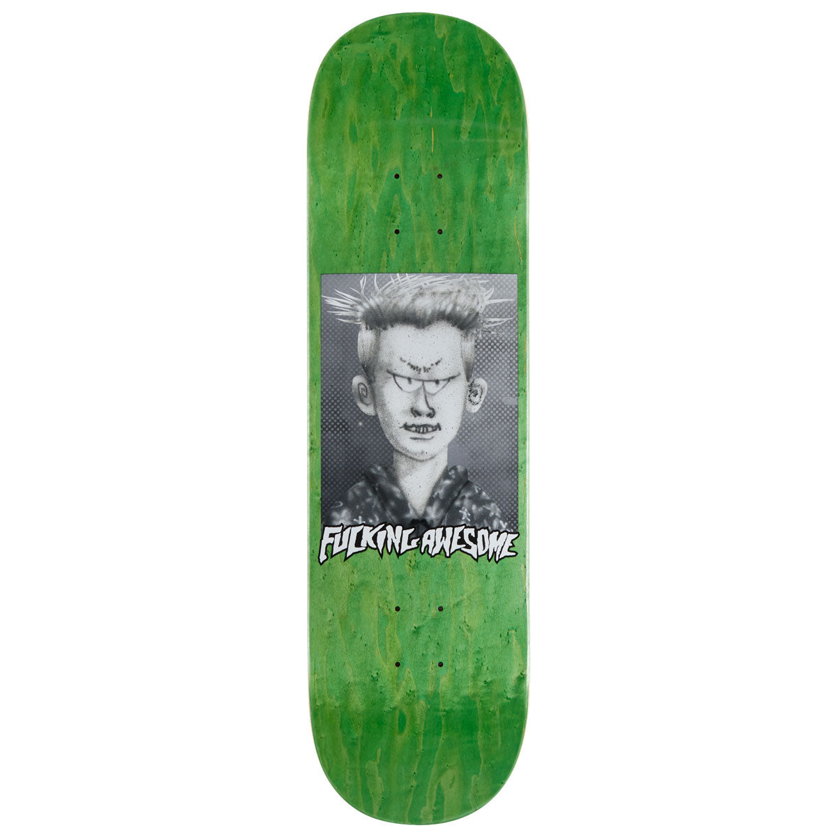 Fucking Awesome Ave Class Photo Painted By Sickid Skateboard Deck - 8.50"