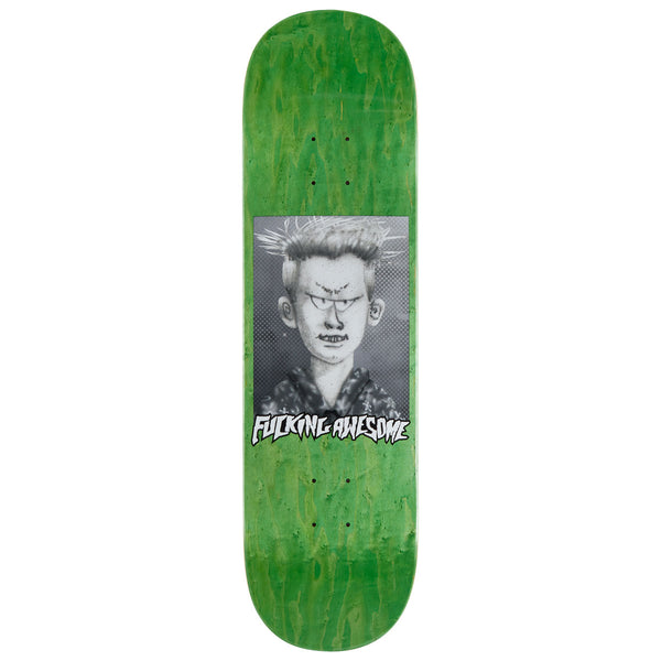 Fucking Awesome Ave Class Photo Painted By Sickid Skateboard Deck