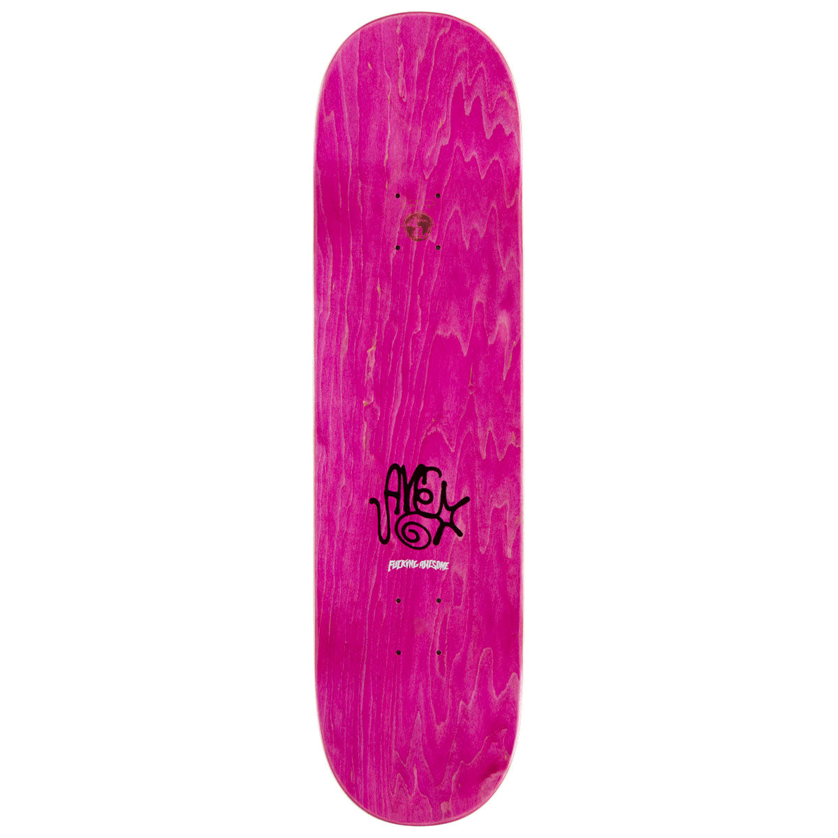 Fucking Awesome Ave Class Photo Painted By Sickid Skateboard Deck - 8.50"