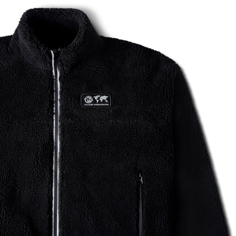 CCS Worldwide Sherpa Fleece Jacket - Black