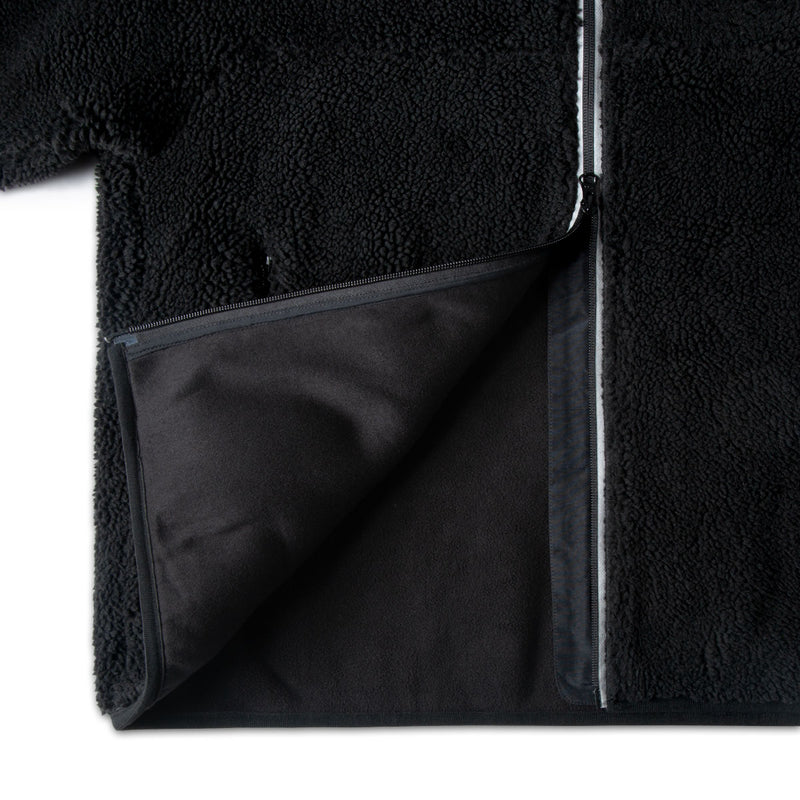 CCS Worldwide Sherpa Fleece Jacket - Black