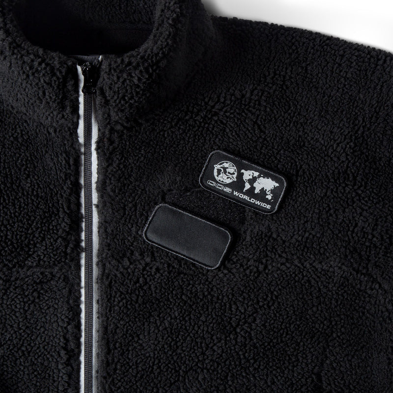 CCS Worldwide Sherpa Fleece Jacket - Black