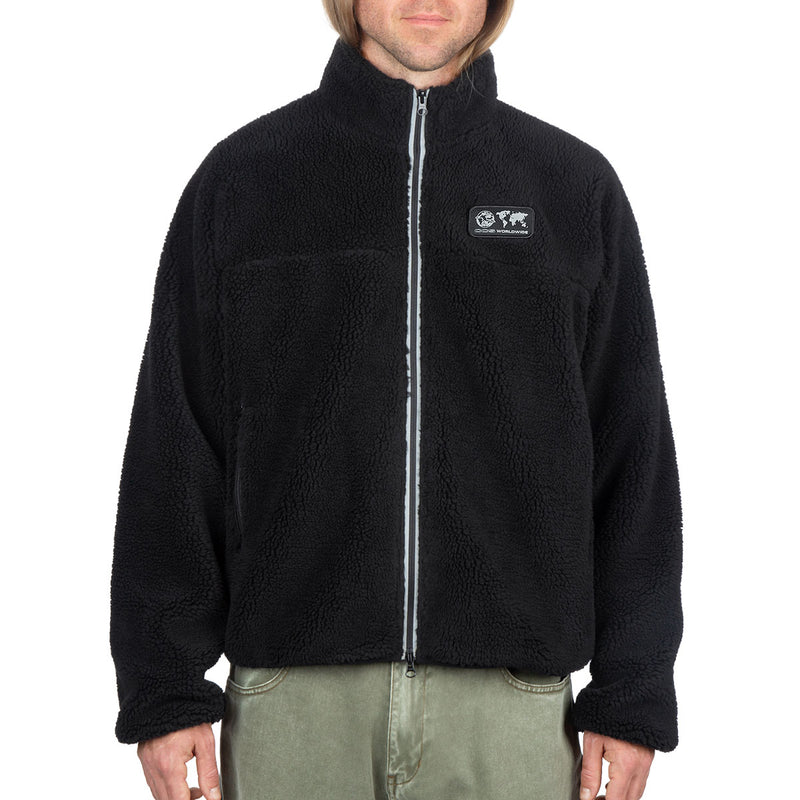 CCS Worldwide Sherpa Fleece Jacket - Black