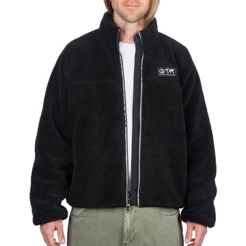 CCS Worldwide Sherpa Fleece Jacket - Black