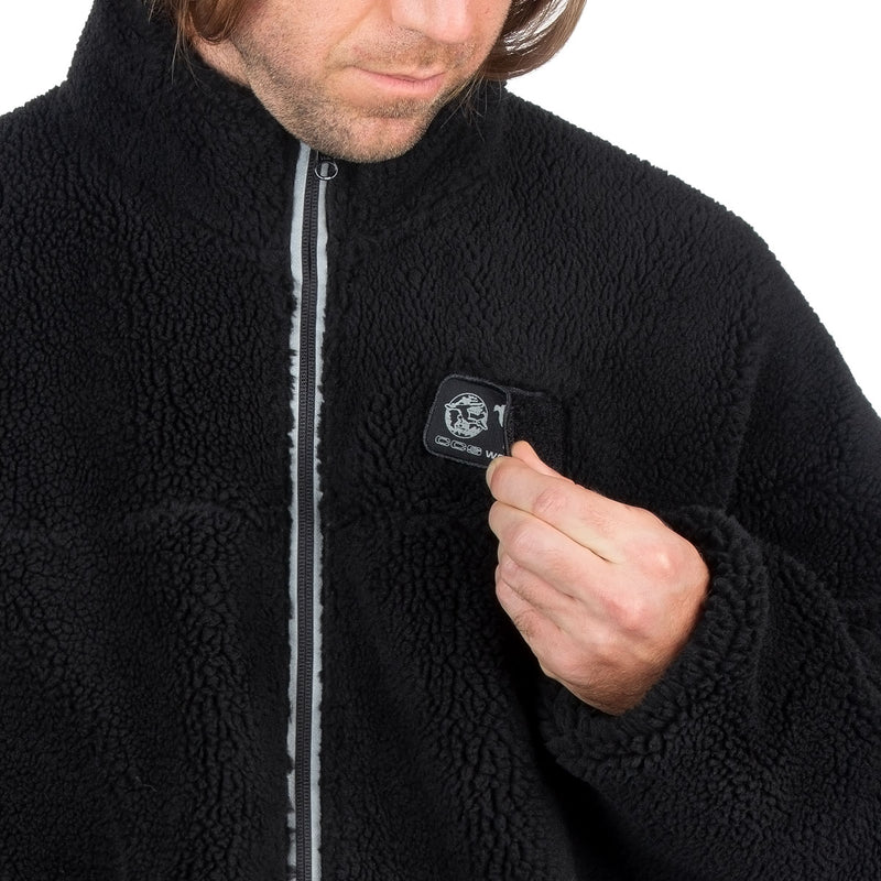 CCS Worldwide Sherpa Fleece Jacket - Black