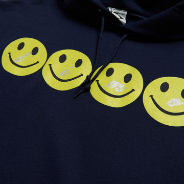 Limosine Glitter Smile Hoodie - Navy