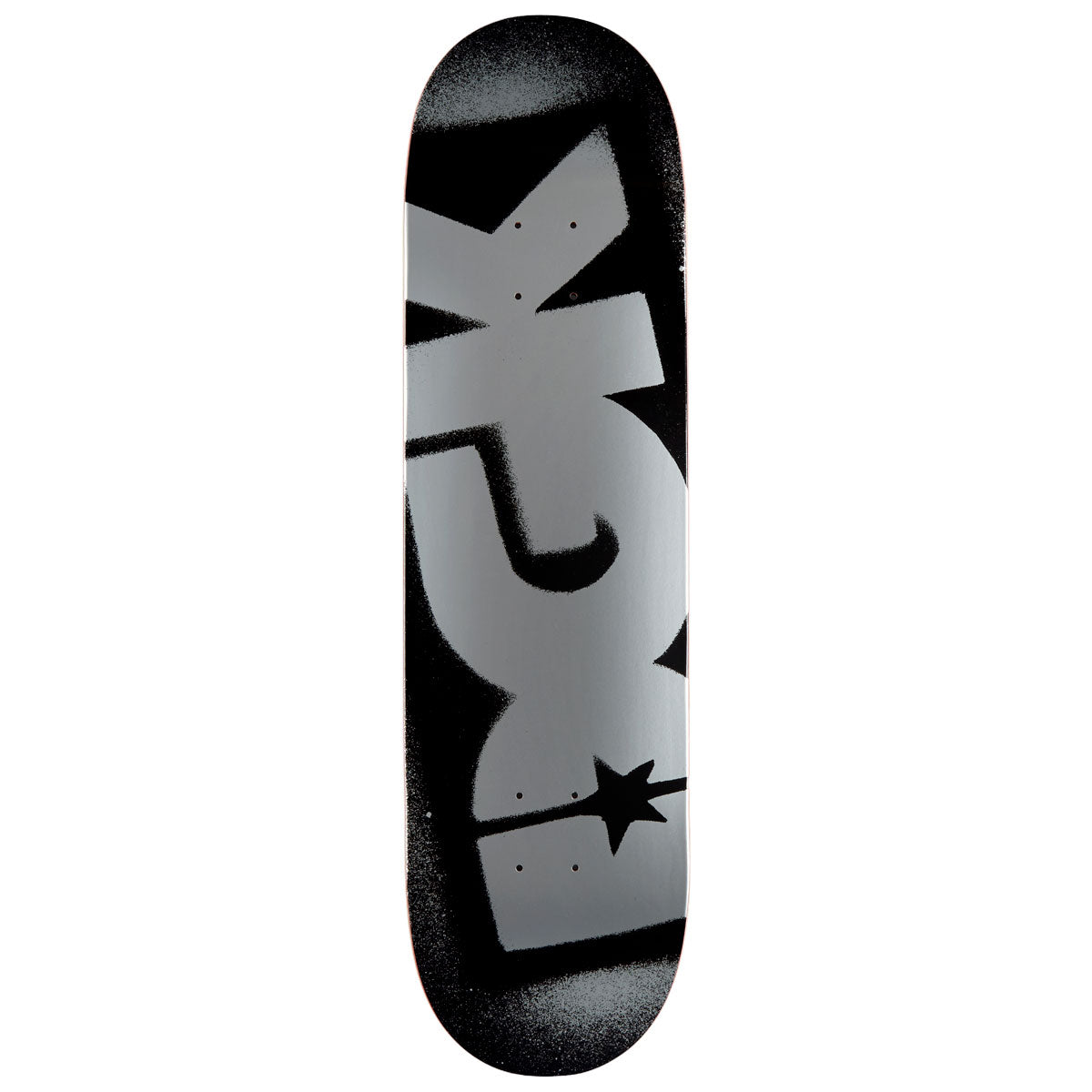 DGK OG Logo Foil Skateboard Deck - Black - 8.38