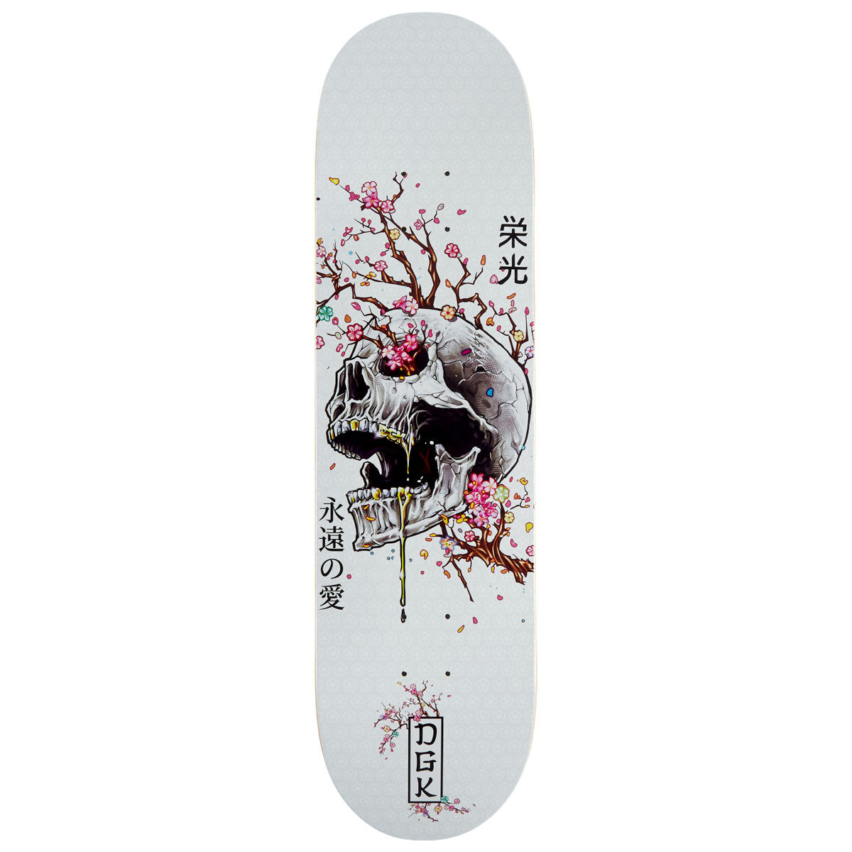 DGK Ancestry Skateboard Deck - White - 8.25